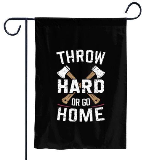 Axe Throwing Enthusiasts Championship Precision Garden Flags