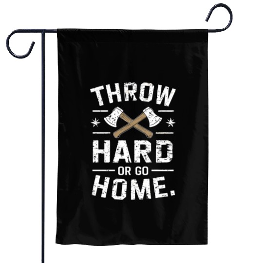 Axe Throwing Enthusiasts Championship Precision Garden Flags