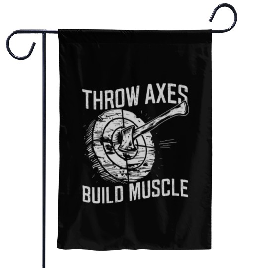 Axe Throwing Enthusiasts Championship Precision Garden Flags