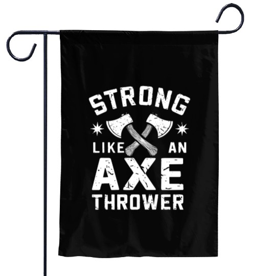 Axe Throwing Enthusiasts Championship Precision Garden Flags