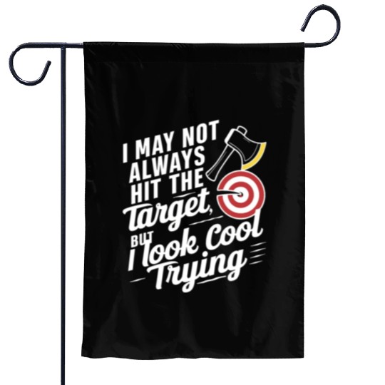 Axe Throwing Enthusiasts Championship Precision Garden Flags