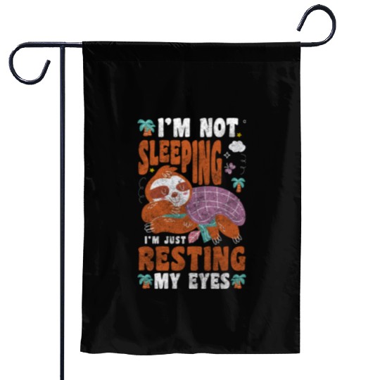 Sleepyhead Rest Grumpy In The Morning Garden Flags