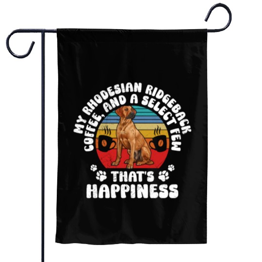 Vintage MY RHODESIAN RIDGEBACK COFFEE AND Garden Flags