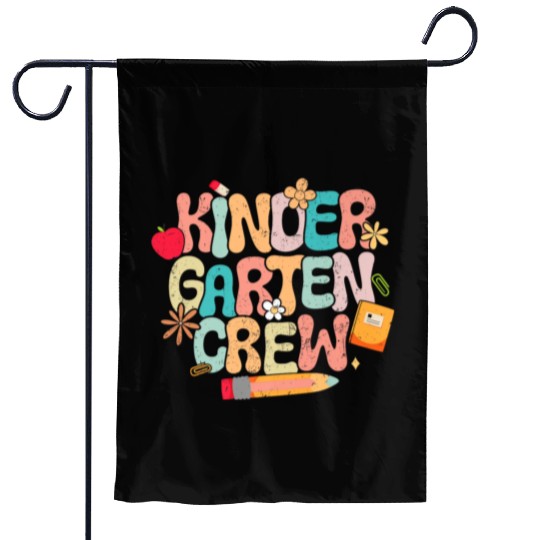 Kindergarten School Flowers Teacher Premium Garden Flags