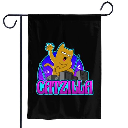 catzilla Garden Flags