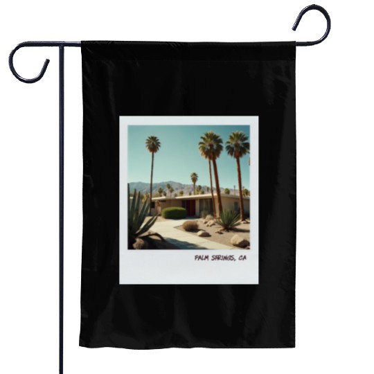 Mono Enterprises "Travels" Palm Springs #1 Garden Flags