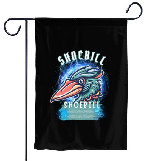 Shoebill Bird in Its Natural Habitat Garden Flags