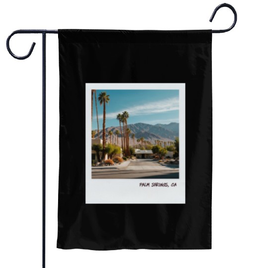 Mono Enterprises "Travels" Palm Springs #3 Garden Flags
