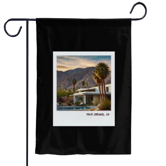 Mono Enterprises "Travels" Palm Springs #5 Garden Flags