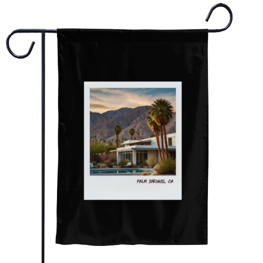 Mono Enterprises "Travels" Palm Springs #5 Garden Flags