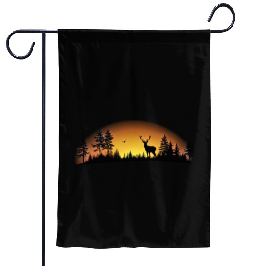 Sunset Wilderness Garden Flags