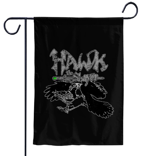Hawk the Slayer Garden Flags