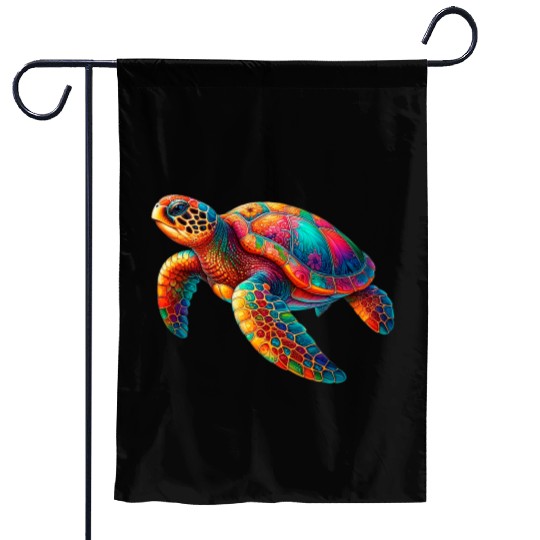 Sea turtle Garden Flags