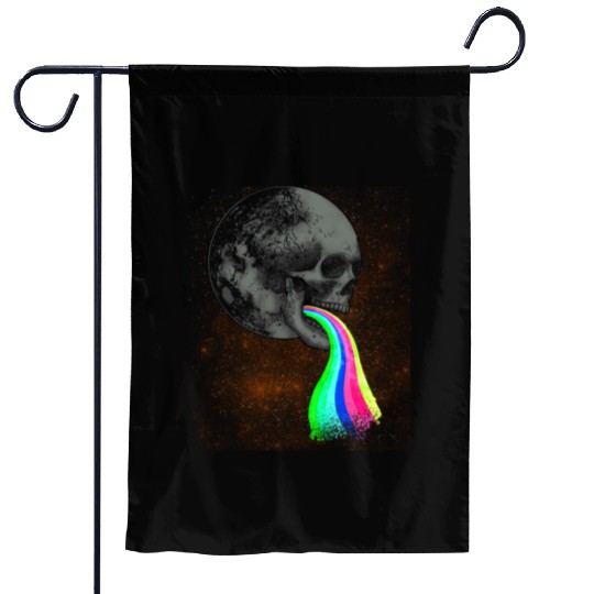 Live Love Lucifer Goth Festival Death Metal Garden Flags