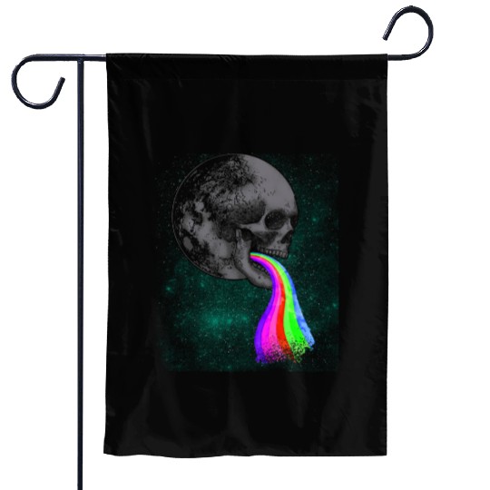 Live Love Lucifer Goth Festival Death Metal Garden Flags