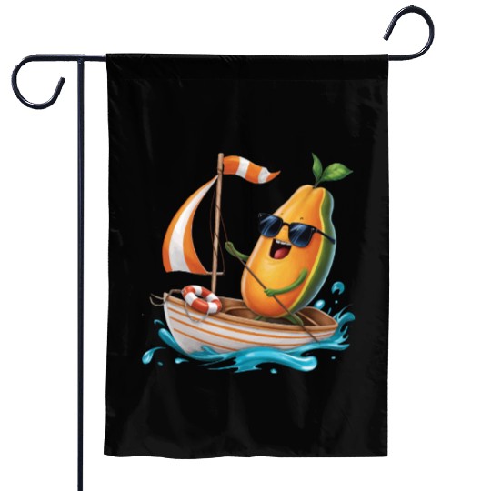 Fruit Boating Papaya Garden Flags