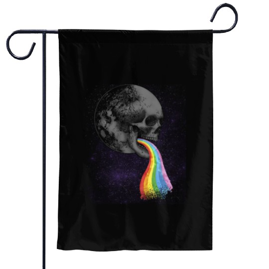 Goth Rock Satan Unicorn Festivals Death Metal Garden Flags