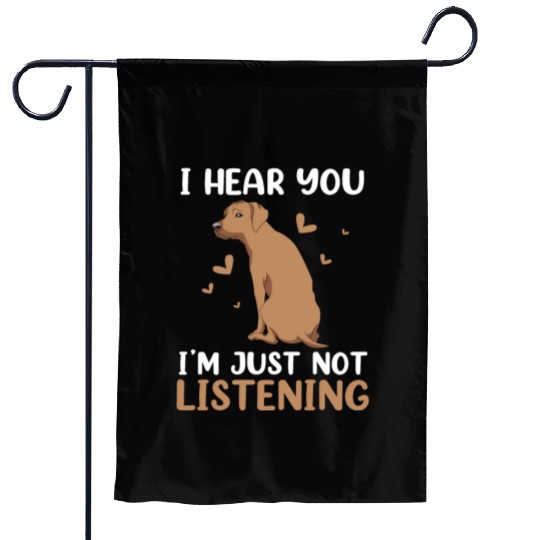 Rhodesian Ridgeback Dog Lover Dog Owner Garden Flags