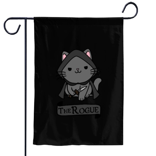 The Rogue Cat Garden Flags