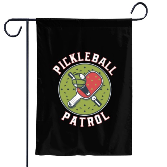 Pickleball Patrol Garden Flags