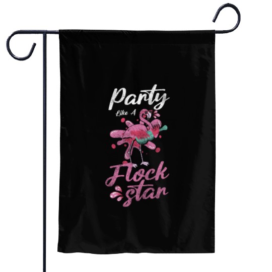 Pool Flamingo Relaxation Water Garden Flags