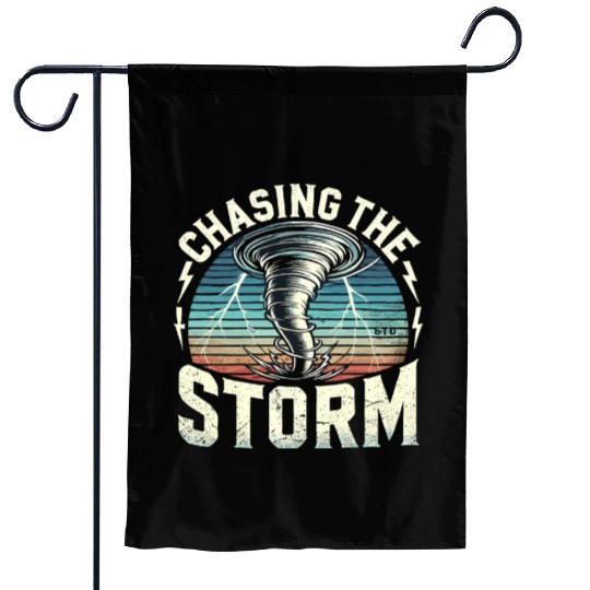 Tornado Chasing Adventures: Embrace Nature's Fury Garden Flags