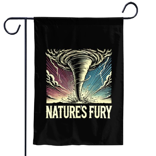 Tornado Chasing Adventures: Embrace Nature's Fury Garden Flags