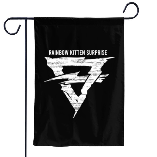 Rainbow Kitten Surprise Indie Band Tribute Garden Flags