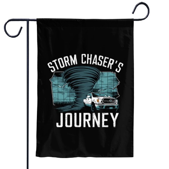 Tornado Chasing Adventures: Embrace Nature's Fury Garden Flags