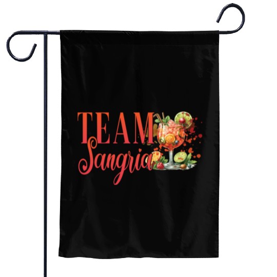 Cocktail Bartender Team Sangria Garden Flags