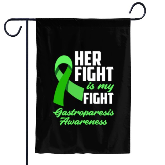 Her Fight My Fight Gastroparesis Awareness Garden Flags