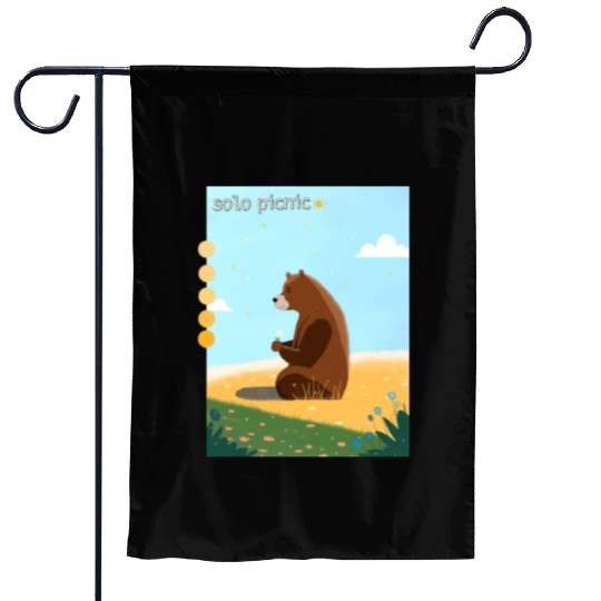 solo picnic for outdoor picnics Garden Flags