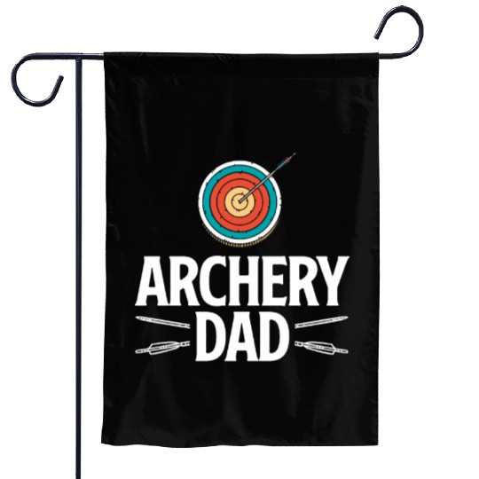 Bow Dad Father Archery Garden Flags