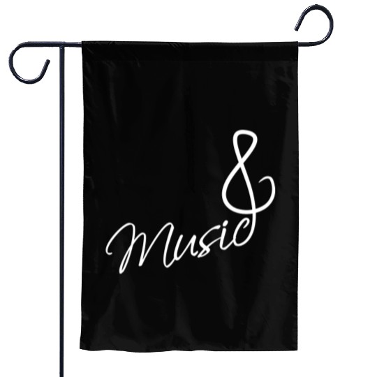 Music Clef Note French Violin Treble Musical Sound Garden Flags