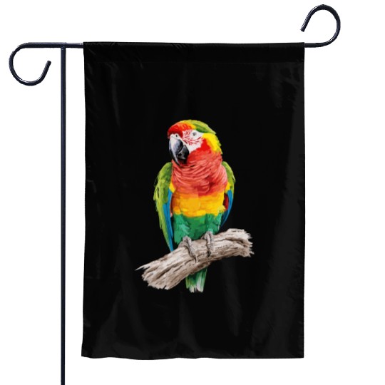 Macaw Parrot for a Bird Lover Animal Lover Garden Flags