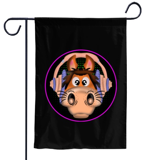 MUSIC HORSE EQUESTRIAN Garden Flags