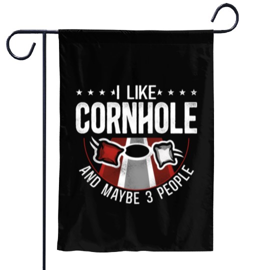Cornhole Team Bean Bag Player Garden Flags