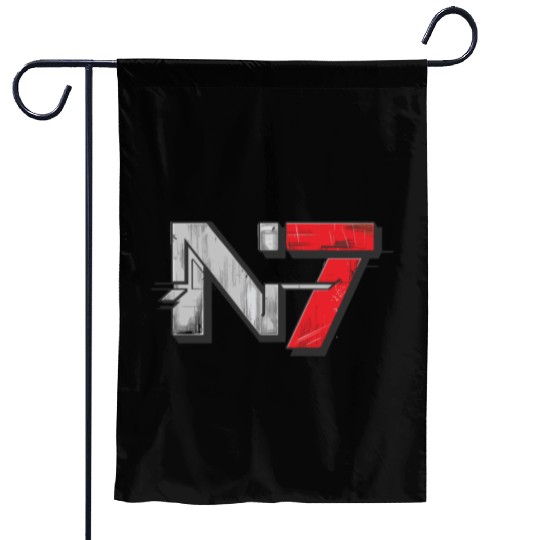 Mass Effect N7 Essential Garden Flags