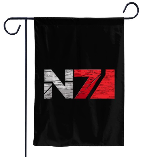 Mass Effect N7 Essential Garden Flags