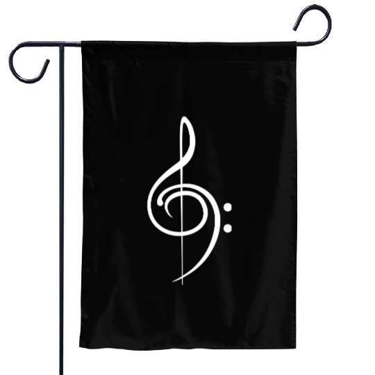 Music Clef Note French Violin Treble Bass Sound Garden Flags