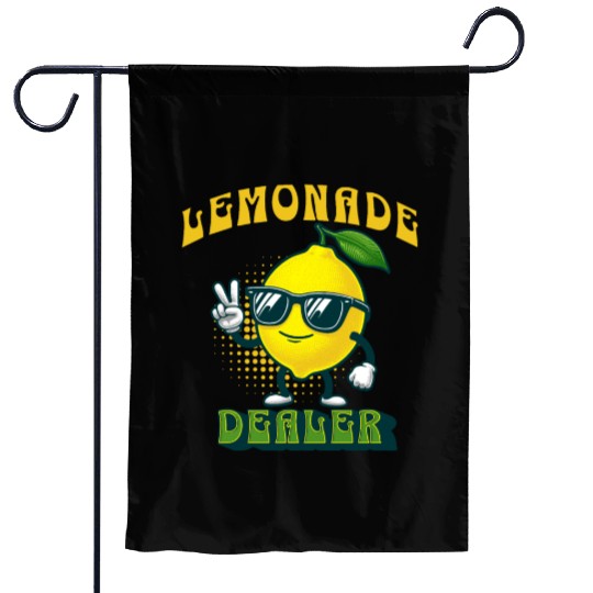 Lemonade Dealer Lemon Juice Stand Store Staff Garden Flags