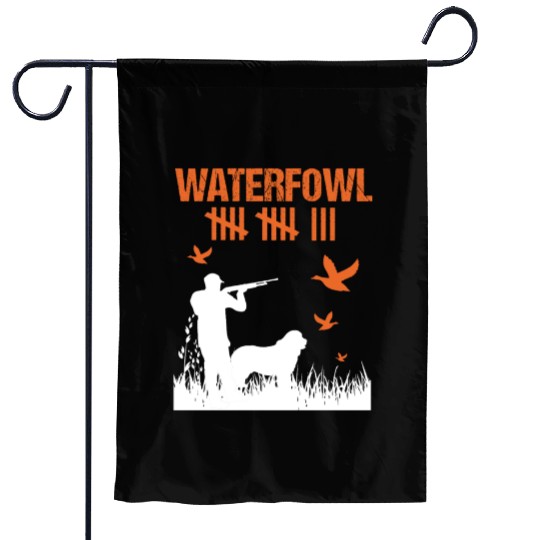 Funny Waterfowl Hunting Score Card Duck Hunting Garden Flags