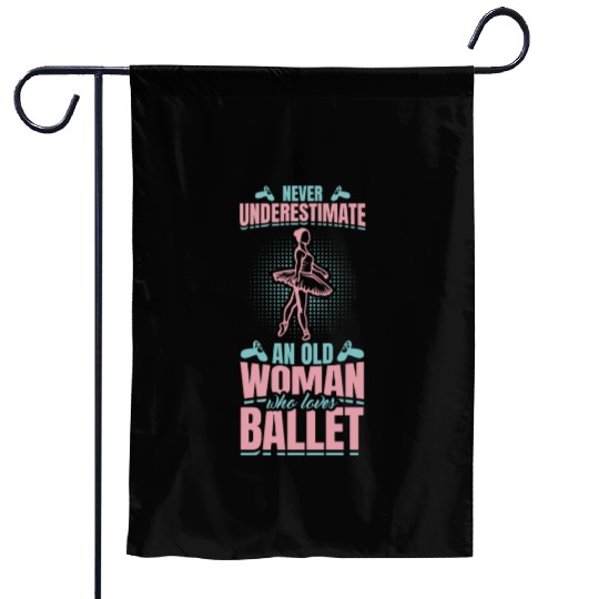 Ballet Grandmother Garden Flags