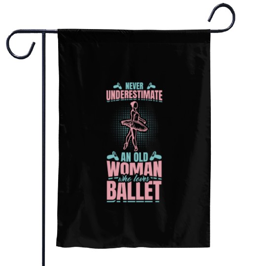 Ballet Grandmother Garden Flags