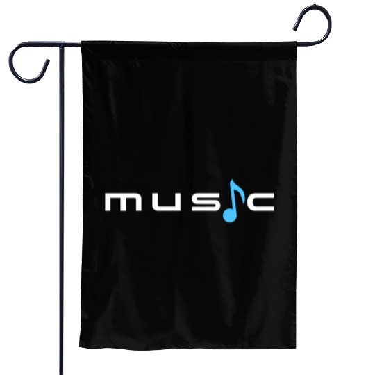 Music Note Text Letters Quote Saying Musical Sound Garden Flags