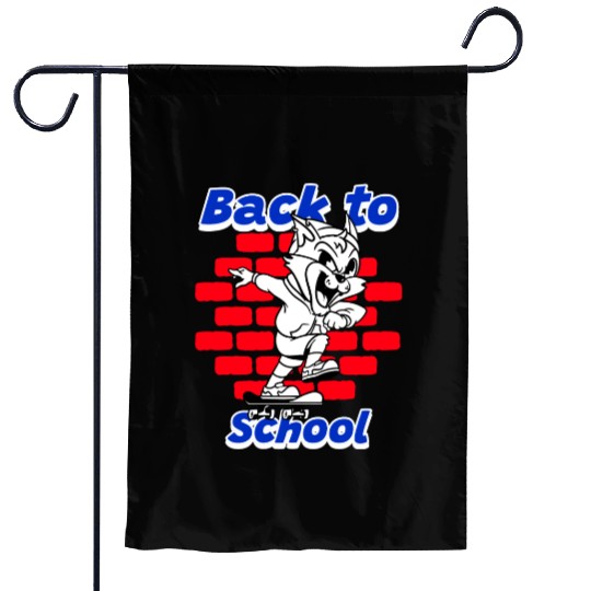 Back to school Skaters Garden Flags