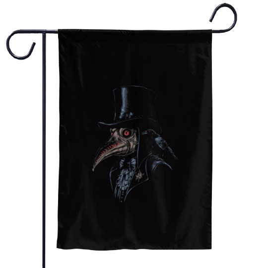 Plague Doctor Garden Flags