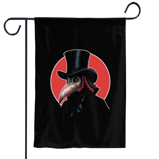 Plague Doctor Garden Flags