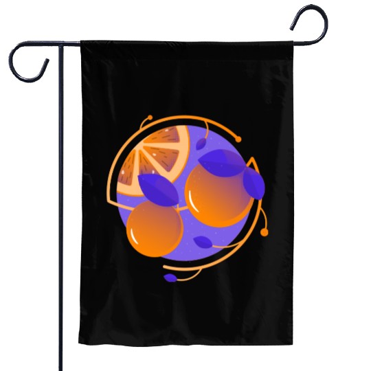 Orange Fruit Garden Flags