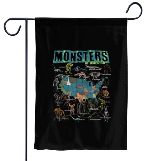 Cryptid Monsters Folklore Creature Cryptozoology Garden Flags